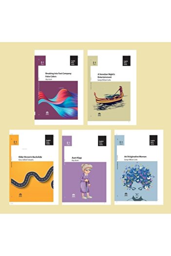 Olympia Yayınları Olympia C1 English Stories 5 Books (English Stories - C1)