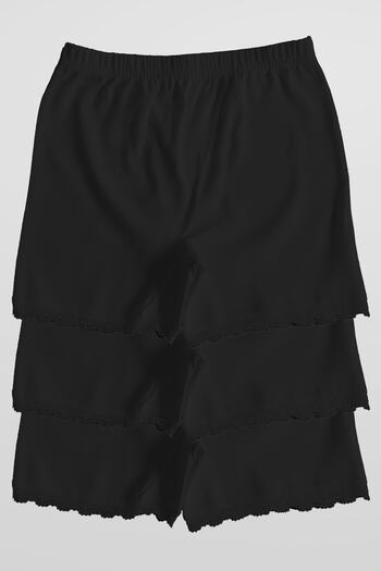 Altun Girl's Black Lace Boxers - 3 Pieces