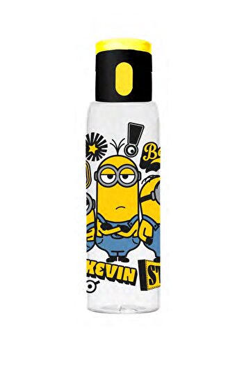 krommet 500 cc Licensed Button Automatic Lid Tube Flask - Kevin Minions