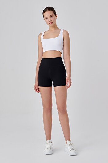 UP&FIT Push Up High Waist Recovery Shorts Leggings Black