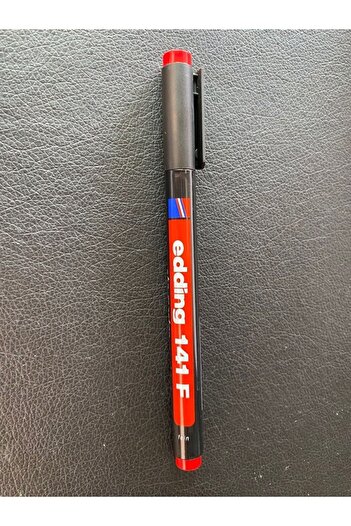 AOZ DEKOR Edding Asetat Kalemi Permanent F Seri 0.6 MM Kırmızı 141F