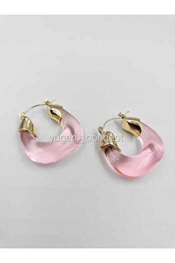 YUGENCONCEPT Colorful Acrylic Resin Basket Earrings