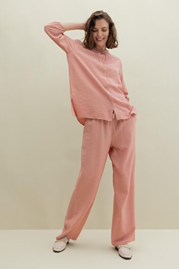 DeFacto Stretchy Waisted Wide Leg Palazzo Pants A5664ax23sm
