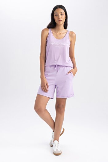 DeFacto Regular Fit Lace-up Bermuda Shorts U4066az23sm