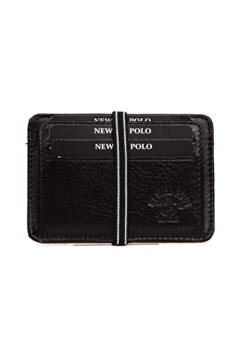 Newish Mocha Men's Real Leather Slim Thin Multi-Functional Card Holder (Horizontal)