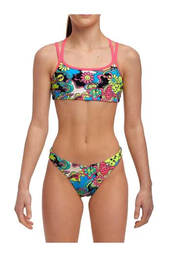FUNKİTA Funkita Smash Mouth Bikini Set, Bottom, Top Set Girls Bikini