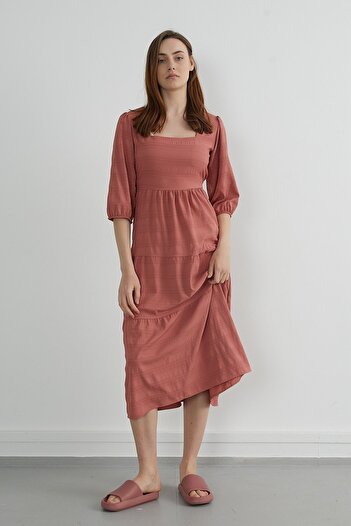 PAULMARK Relaxed Midi Dress