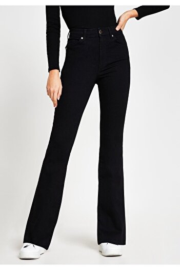 Trn JNS Cocu Black Flare Jeans High Waist Flare Jeans Combination