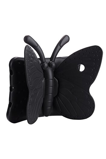 HTstore Galaxy Tab A8 10.5 Sm-x200 (2021) Butterfly Tablet Case with Stand-black