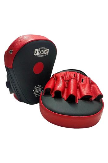 Excalibur Porto Z5 Genuine Leather Boxing Gloves Pair Red