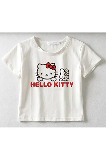 Touz Кроп-топ з принтом Hello Kitty