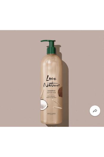 Oriflame Love Nature - Organic Wheat and Coconut Extract Dry Hair Shampoo