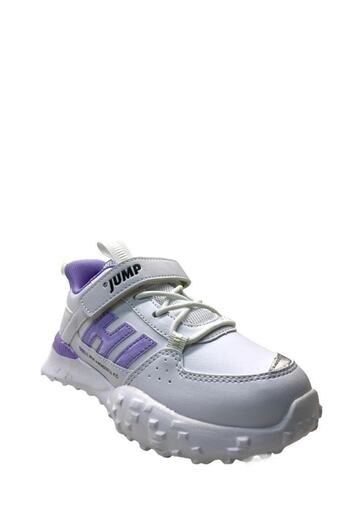 Jump 29602 Light Orthopedic Girl's White/Lilac Sneaker