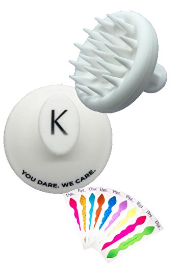 Kerastase Hair Care Brush Silicone Massage Comb Shower Brush + 1 Piece Elia Bun Buckle