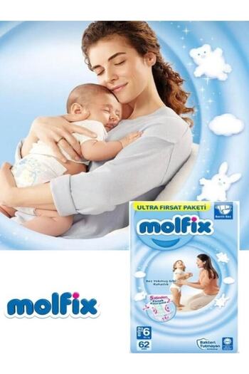 Molfix X Large 6 No. 62 Baby Diapers