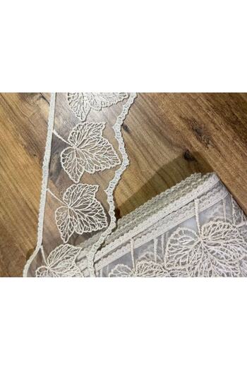 efem gipür Sycamore Pattern French Lace Tape Guipure Made as 9 m Ball Capicino