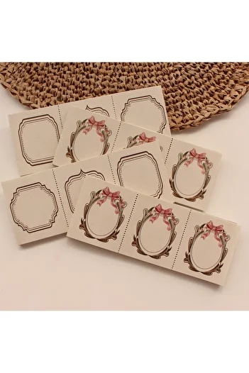 baddin aksesuar Set of Four Vintage Memo Pad Bullet Journal Block Note Paper Postit Korea Stationery