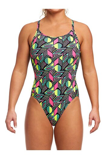 FUNKİTA Funkita DB Dot Matrix Women's Training Swimsuit, Diamond Back