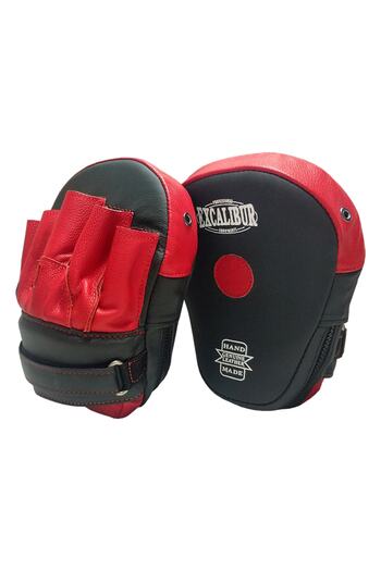Excalibur Porto Z5 Genuine Leather Boxing Gloves Pair Red