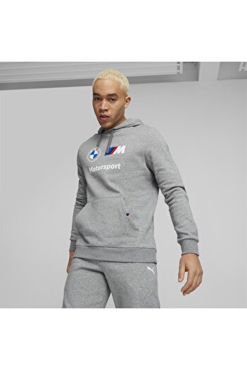 Puma BMW MMS ESS Hoodie Fleece Мъжки ежедневни суичъри 62130103 Сив