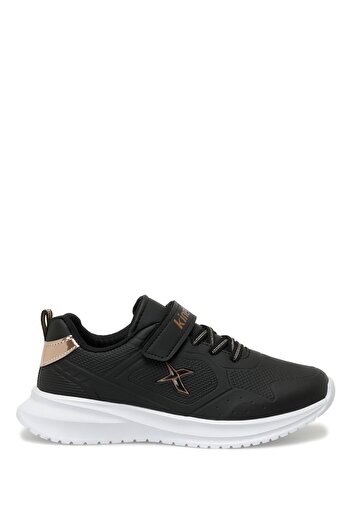Kinetix FROZEY J PU 3PR Black Girls' Sports Shoes