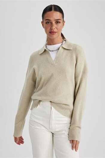 DeFacto Polo Neck Regular Fit Sweater