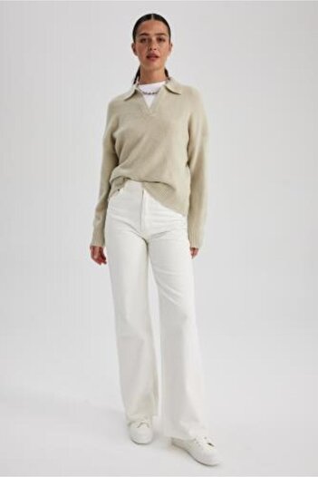 DeFacto Polo Neck Regular Fit Sweater