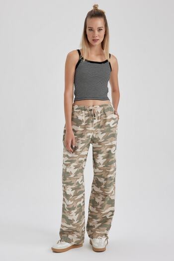 DeFacto Cool Fitted Ribbed Striped Camisole Athlete