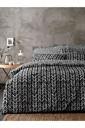 CAQQA Injun Double Sheet Elastic Cotton Duvet Cover Set