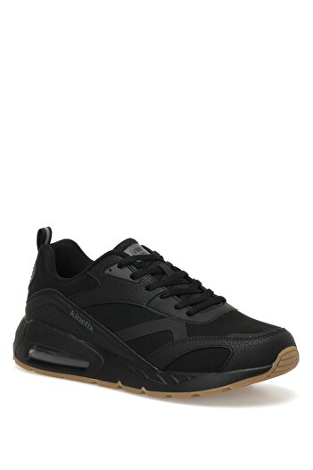 Kinetix Evans Pu 3Pr Black Men's Sneakers