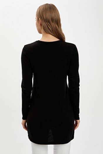 DeFacto Regular Fit Bisiklet Yaka Tunik
