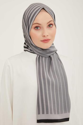 Armine Trend Line Pattern Modal Shawl 5746-01