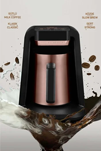 Arzum Okka Rich Spin M Ok0012-b Copper Turkish Coffee Machine