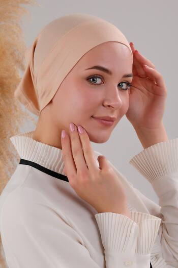 Melodi Scarf Hijab Ready Practical Insert Pipe Bone Nude