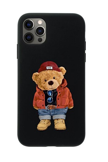 mooodcase iPhone 12 Pro Max Teddy Bear Premium Silicone Phone Case