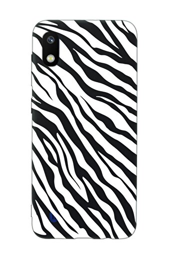 mooodcase Samsung A10 Zebra Pattern Premium Silicone Phone Case