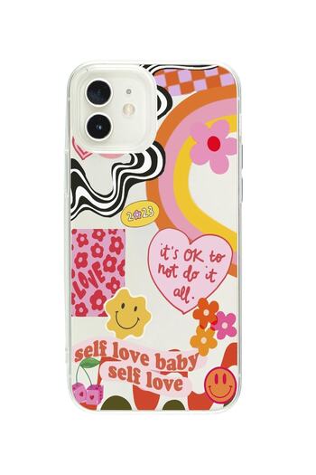 butikcase Self Love Baby Designed Transparent Phone Case Compatible with iPhone 12