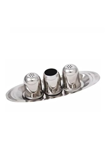 Kısmet Bedir 4758 Steel Salt Shaker Set