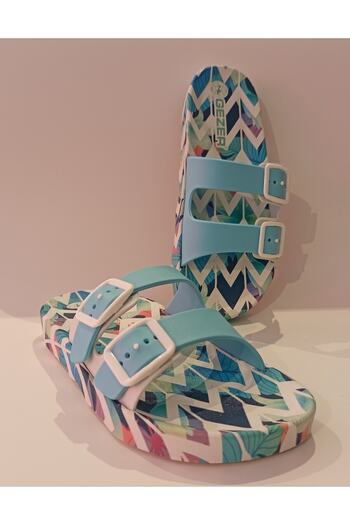 GEZER Anatomical Sole - Adjustable Buckle Beach, Pool, Balcony and Terrace Bathroom Home and Street Slippers