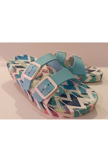 GEZER Anatomical Sole - Adjustable Buckle Beach, Pool, Balcony and Terrace Bathroom Home and Street Slippers