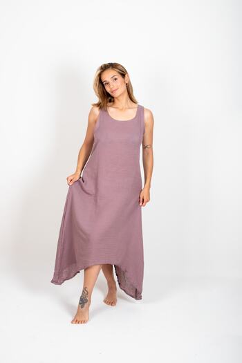 Botex Muslin Asymmetrical Long Dress
