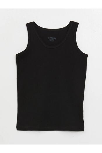 LC Waikiki Boy's Crew Neck Basic Tank Top - Pack of 2