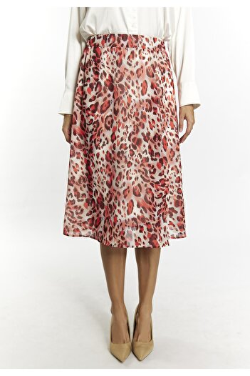 Faina Skirt with leopard print