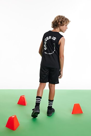 DeFacto Boy's Crew Neck Back Printed Athlete A9186a823hs