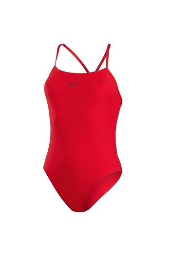 SPEEDO KADIN YÜZÜCÜ MAYOSU ECO END+ TSRP AF RED 8-135396446 YZM UK BEDEN