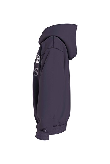 Calvin Klein Baskılı Erkek Çocuk Mor Sweatshırt IB0IB01693VGS