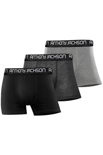 ANTHONY JACKSON Box of 3 Lycra Premium Men's Boxer Axel