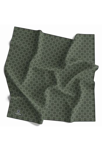 Vissona Women's Twill Silk Scarf Khaki