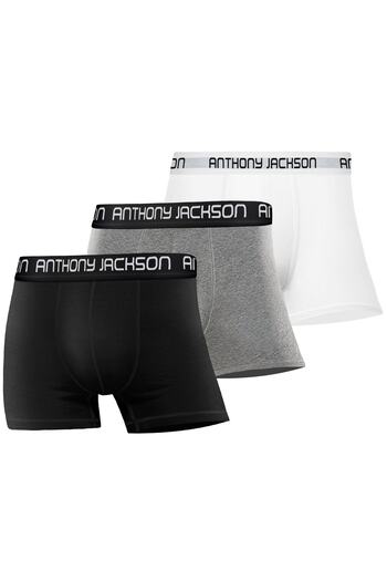 ANTHONY JACKSON Box of 3 Lycra Premium Men's Boxers HARWEY