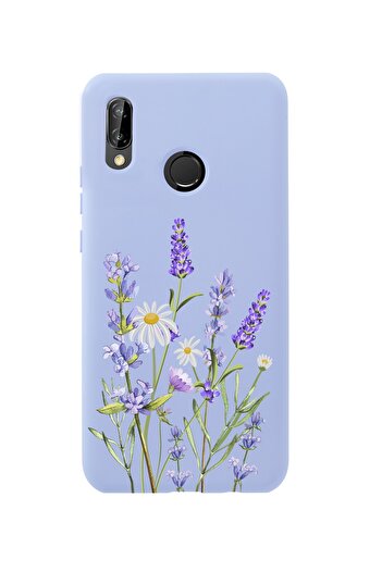 mooodcase Huawei P20 Lite Lavender Premium Silicone Lilac Phone Case